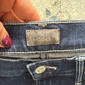MOTHER Dark Blue Denim Jeans